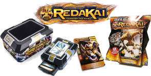 Redakai, Conquer the Kairu, RedaKai Lenticular Trading Card Game, Metanoid, Spin-Master, Justin Gary, Battacor Deck, X-Drives, CCG, TCG, Card Game