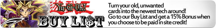 Yu-Gi-Oh!, TCG, Buy List