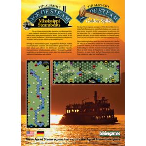 Age of Steam Expansion: Mississippi Steamboats & Golden Spike