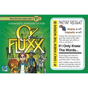 Oz Fluxx: If I Only Knew the Words Promo Postcard