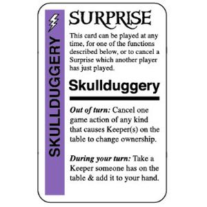 Pirate Fluxx: Skullduggery Promo Card